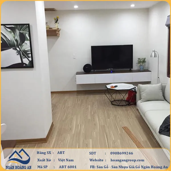 Sàn Nhựa Hèm Khoá ABT6001 4mm